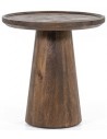 Ron sofabord i mangotræ H49 x Ø46 cm - Brun