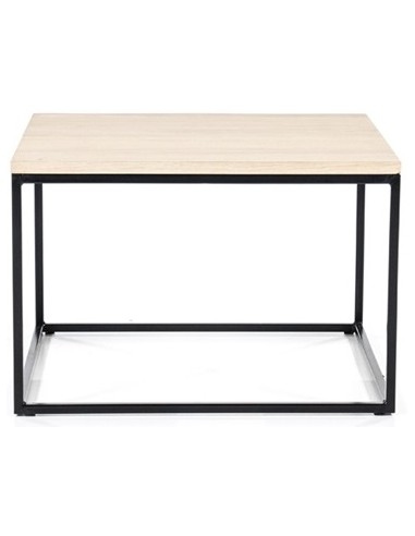 Robin sofabord i metal og egetræ 60 x...
