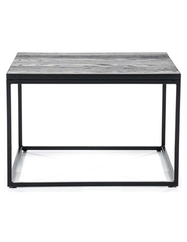 Robin sofabord i metal og egetræ 60 x...