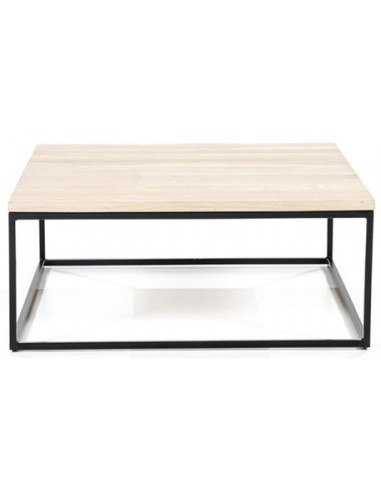 Robin sofabord i metal og egetræ 80 x...