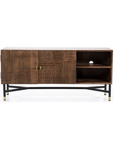 Isa TV Bord i metal og mangotræ B130...