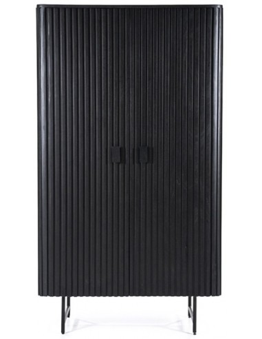 Remi Vitrineskab i metal og mangotræ...