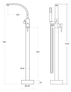 DECCO ll Badekar armatur... 2