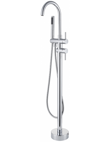 ILLUSION Badekar armatur H118 cm - Krom