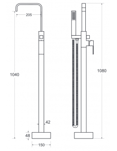 MODERN I Badekar armatur... 2