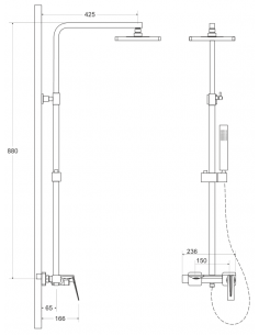 ASPIRA brusesæt m/mixer H88... 2