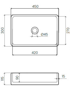 ETNA MINI håndvask i marmor... 2