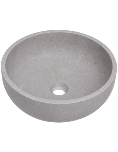 APO håndvask i marmor Ø38 cm - Grå...