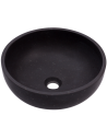 APO håndvask i granit Ø38 cm - Sort granit