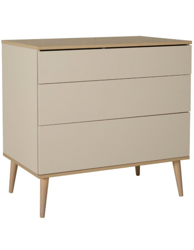 FLOW Kommode B96 x H92 cm - Bøg/Lergrå