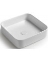 BLADE 40 Bordmonteret håndvask 40 x 40 cm Keramik - Blank hvid