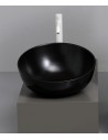 DOME OBLIQUO Bordmonteret håndvask Ø44,5 cm Keramik - Mat sort