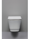 IDEA WC Væghængt toilet D50 cm - Blank hvid