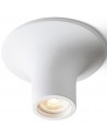 COLIN Påbygningsspot i gips Ø16,6 cm 1 x GU10 - Hvid
