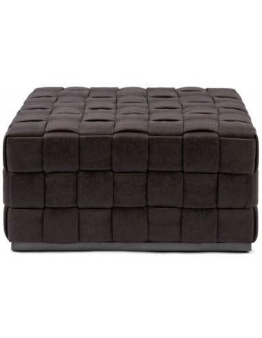 Bænk i pellini læder og metal 87 x 87...