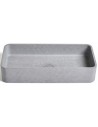 Ideavit Max bordmonteret håndvask 60 x 28 cm Beton - Grå
