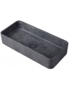 Ideavit Max bordmonteret håndvask 60 x 28 cm Beton - Mørkegrå
