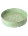 Ideavit Smart bordmonteret håndvask Ø42,5 cm Beton - Grøn terrazzo