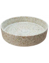 Ideavit Smart bordmonteret håndvask Ø42,5 cm Beton - Lys terrazzo