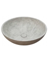 Ideavit Gem bordmonteret håndvask Ø36 cm Beton - Betongrå