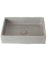 Ideavit Sol bordmonteret håndvask 41,5 x 28 cm Beton - Betongrå
