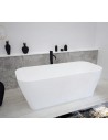 Ideavit DELIA fritstående badekar 170 x 80 cm Akryl - Mat hvid