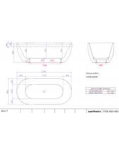 Ideavit THALIA fritstående... 2