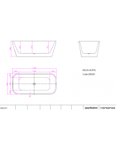 Ideavit DELIA fritstående... 2