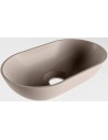 POOLE håndvask 30 x 18 cm Solid surface - Røg