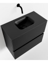 ADA Komplet badmiljø centreret håndvask B60 x H50 cm MDF - Sort/Sort