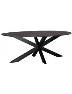 Ovalt spisebord i mangotræ...