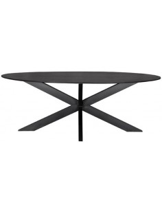 Ovalt spisebord i mangotræ... 2