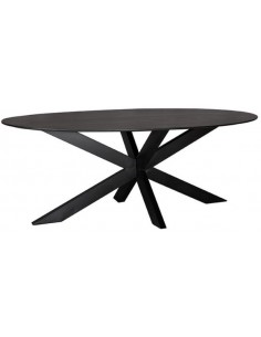 Ovalt spisebord i mangotræ...