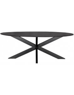 Ovalt spisebord i mangotræ... 2