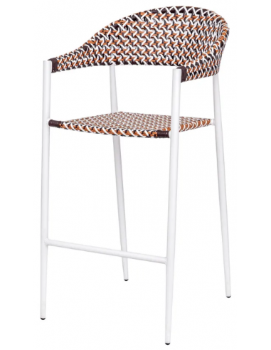 Barstol i syntetisk rattan og...