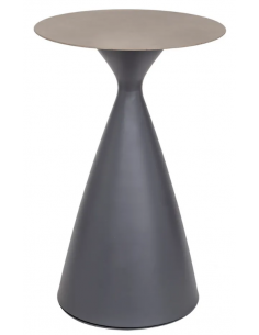 Barbord i aluminium og glas...