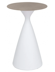 Barbord i aluminium og glas...