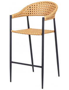 Barstol i syntetisk rattan...