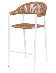 Barstol i syntetisk rattan...