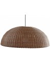 Inden-/udendørs XXL lampeskærm i rattan H23 x Ø62 cm - Natur