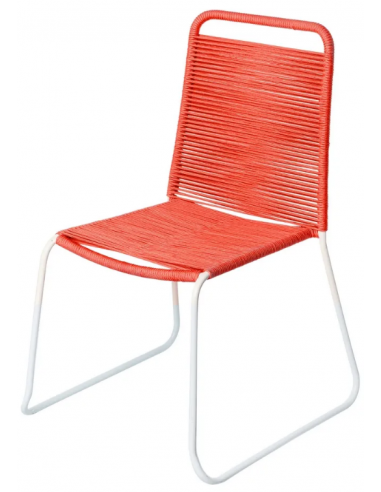 Havestol i aluminium og fiberreb H88...