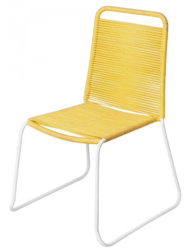 Havestol i aluminium og fiberreb H88...