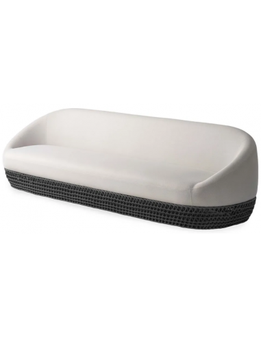 Loungesofa i syntetisk rattan og...