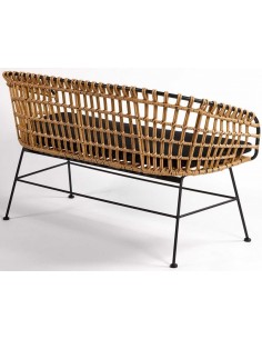 Havebænk i syntetisk rattan... 2