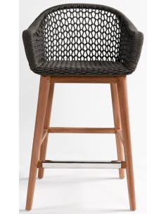 Have Barstol i teaktræ og... 2