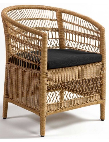 Havestol i syntetisk rattan H79 cm -...