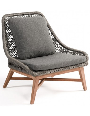 ROXAS Lounge havestol i teaktræ og...