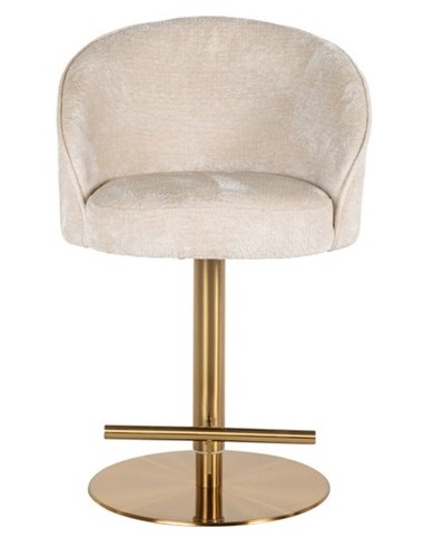 Zabi barstol i chenille H86-112 cm -...