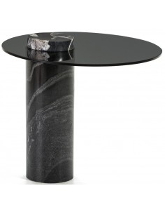 Sofabord i granit og glas...