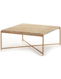 Sofabord i træ og metal 90...